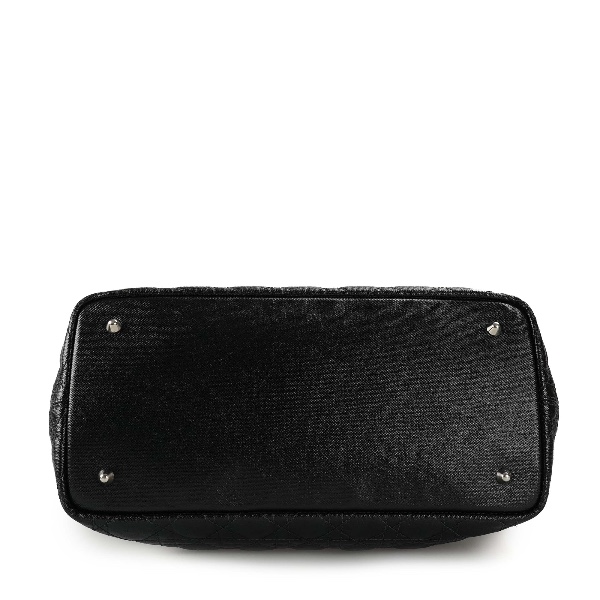 Christian Dior - Black Leather Dior Panarea Shopping Bag 